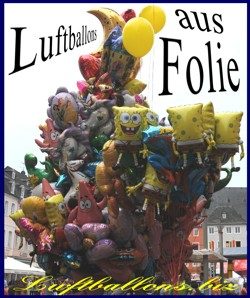 Luftballons aus Folien Traube