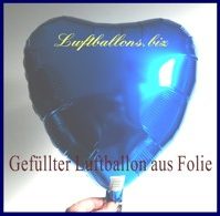 aufgeblasener Luftballon aus Folie